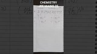 (JEE MAINS 25) The molar solubility of zirconium phosphate is given by?#jeemains #neet #chemistry