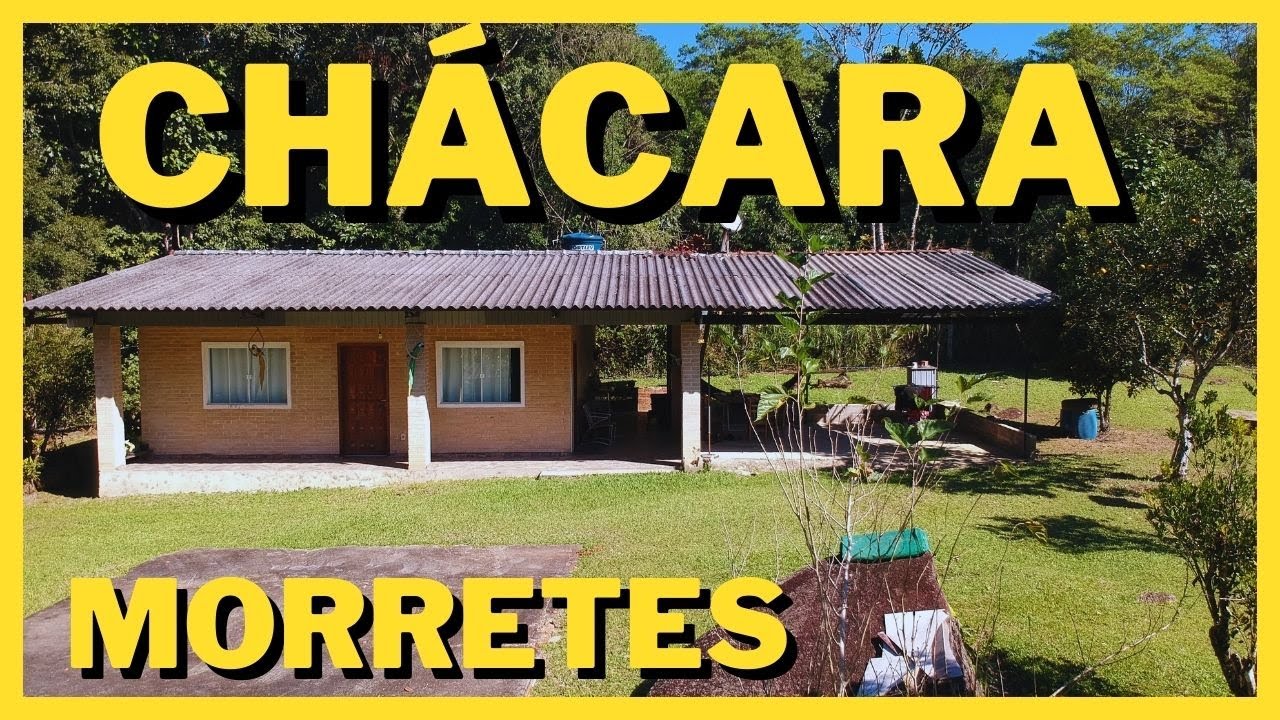 CHÁCARA EM MORRETES | DUAS CASAS | TANQUE | FRUTÍFERAS | RIO EM FRENTE