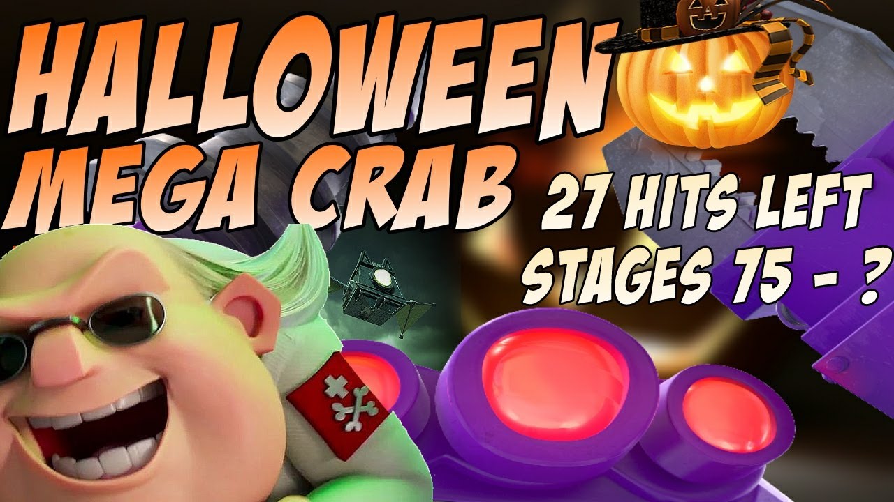 SkullCrusher VS. Halloween MEGA CRAB LIVE [Stages 75-?] GIVEAWAY STREAM
