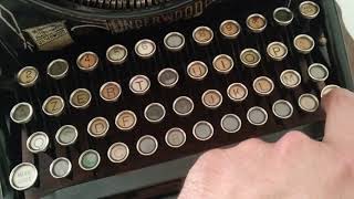 Maquina de escribir UNDERWOOD Nº5 Completa impecable