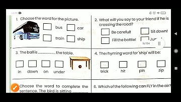 Class 4-5 English Prayas Workbook // Ocr Formative Assessment 4 // ओसीआर प्रेक्टिस पेपर ।। ओसीआर