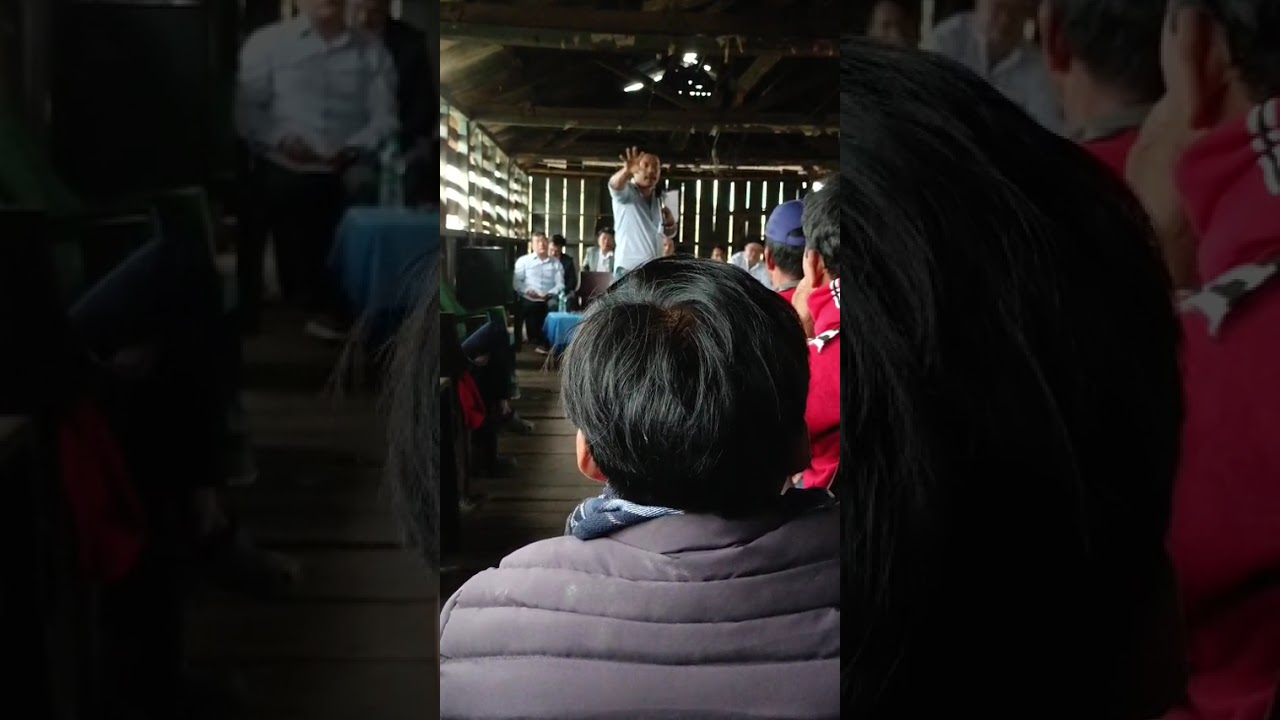 Shri Getin Yao strongly opposed the dam, urging protection of land, river, and people.