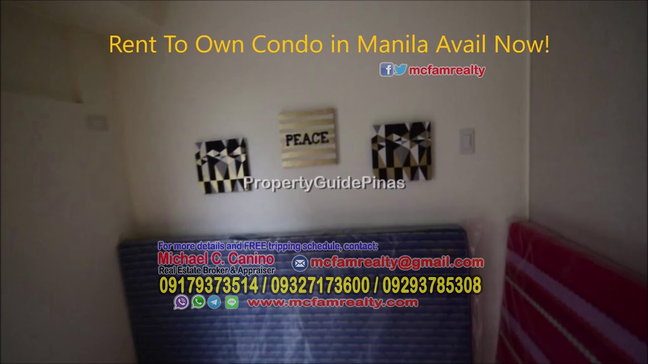 Deca Tondo Studio Condo Unit Accessible Condo Near Binondo 1 YouTube