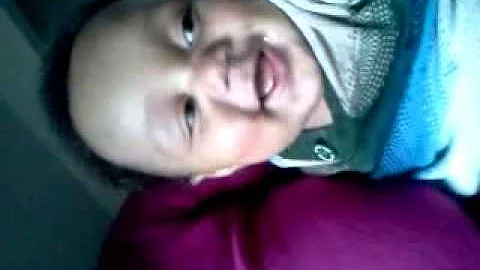Baby giggling