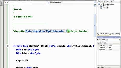 VisualBasic NET 2008 Ders 56   Bitsel Operatörler Not Operatörü   Mozilla Firefox