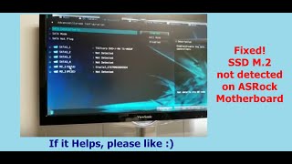 Rig mand Sada muggen Fix Sata M.2 SSD not detected on a Motherboard ASRock A320M-DGS - YouTube