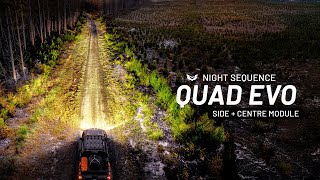 Driving Sequence | Quad EVO LED Driving Lights (Centre + Side Module)