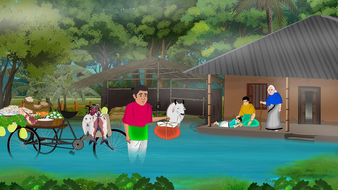 सर्दियों में ससुराल में बाढ़ | Hindi Story | Hindi Kahani | Moral Stories | cartoon story 