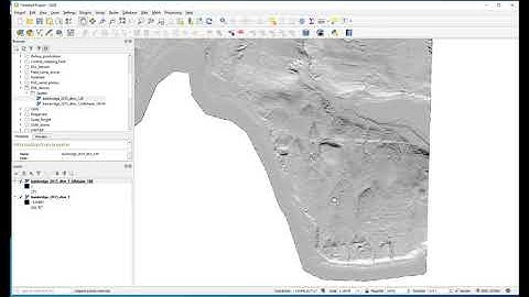 Make a topographic hillshade on QGIS