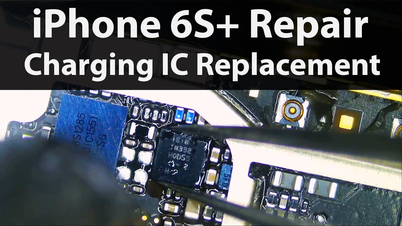 iPhone 6S plus no power - Charging Tristar IC replacement and desolder using hot tweezers