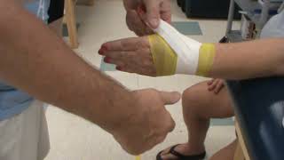 Sunderland Basic Thumb Taping - Side View