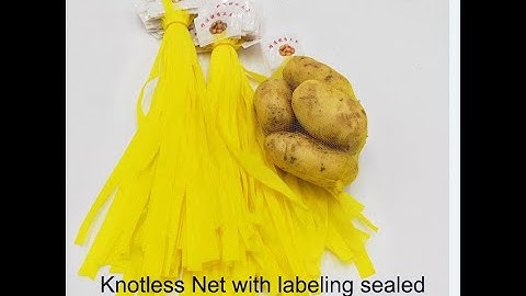 China market selling knotless net bag making machine for garlic，pe plastic knotless net manufacturer