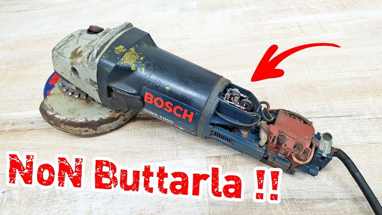 Vuoi sapere come si ripara una smerigliatrice angolare? REPAIR Angle  grinder - YouTube