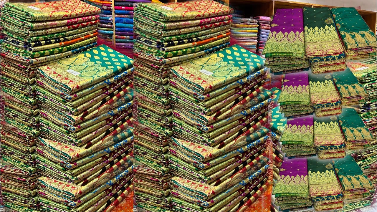 Banarasi Silk Saree | Silk saree manufacturers in surat,Banarasi Sarees Silk खरीदे सीधे फैक्ट्री से