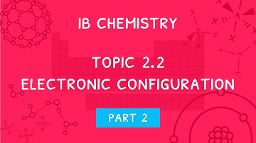 IB Chemistry Topic 2.2 (Part 2): Orbitals & An Introduction To Electronic Configuration