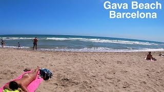 Barcelona Beach Walking Tour at Platja de Gava 2020