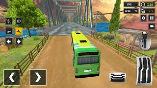 Affroad bus simulator passenger driving on 2022 game screenshot 2