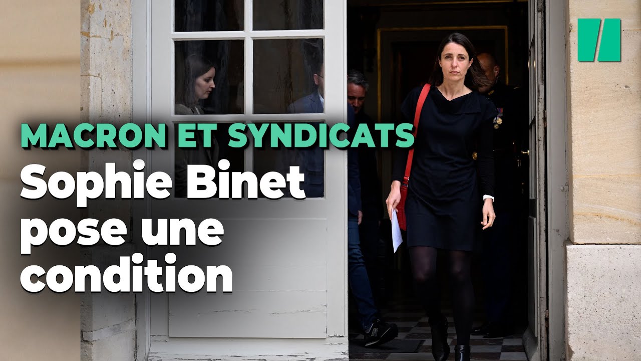 La condition de Binet avant une intersyndicale avec Macron