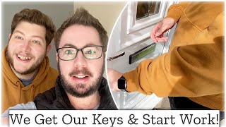 WE GET THE KEYS TO OUR NEW 1940’s RENOVATION HOUSE & GET STRAIGHT TO WORK!