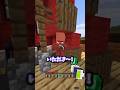 村人さんのエメラルドを盗ってみた #マイクラ #マインクラフト #minecraft #shorts