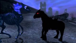 Skyrim Battles - Shadowmere vs Arvak [Legendary Settings]
