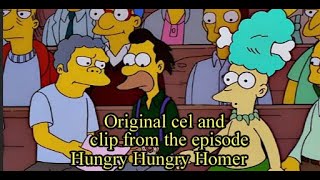 Simpsons 19 layer cel - Hungry Hungry Homer