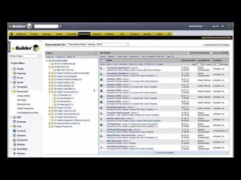 e-Builder: Consolidated Document Management for Construction