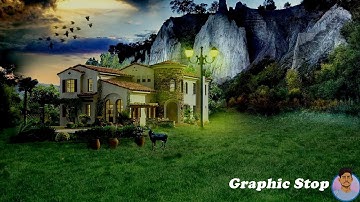 Beautiful Matte Painting in Photoshop / #photoshop #mattepainting / Graphic Stop