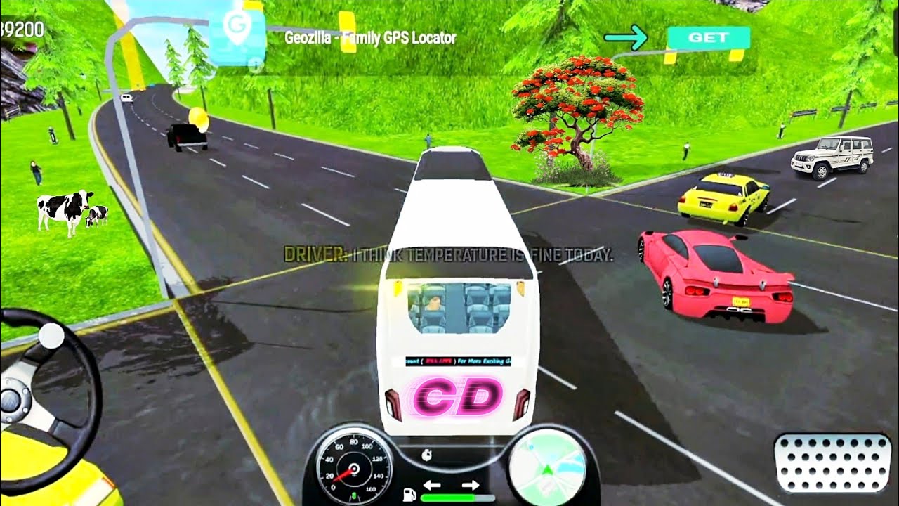 Realistic Bus Driving & Safe Passenger Drop-Off | Bus Simulator Gameplay #driving #bus 