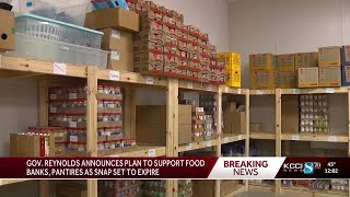 Iowa Gov. Kim Reynolds announces assistance for food banks as SNAP benefits could expire