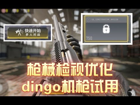 【使命召唤手游】【CODM爆料资讯】dingo机枪配件曝光，枪械检视优化，新多人连续击杀奖励，大厅加入快速匹配 #星客_Kerner
