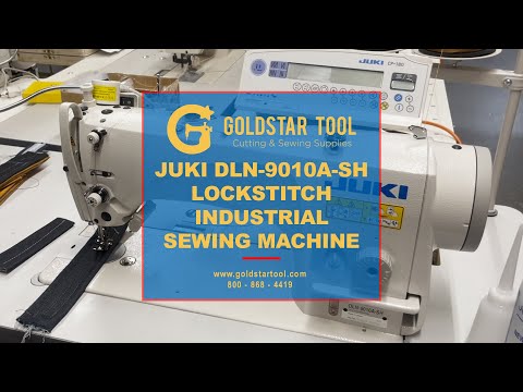 Product Showcase-JUKI DLN-9010A-SH Lockstitch Sewing Machine- Goldstartool.com-800-868-4419