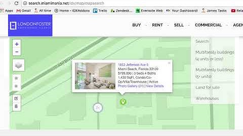 Yanai Polygon Map Search for IDX Broker