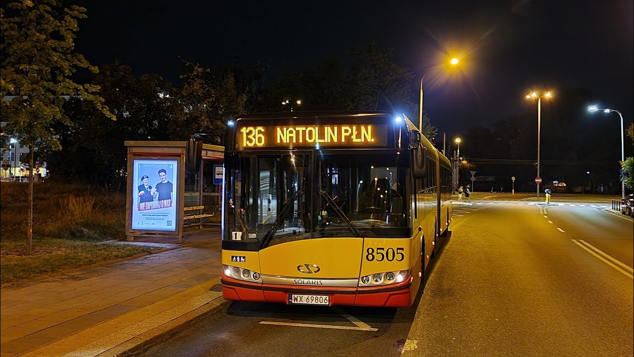 ↯ Solaris Urbino 18 III #8505 [🚍136] MZA Warszawa ↯