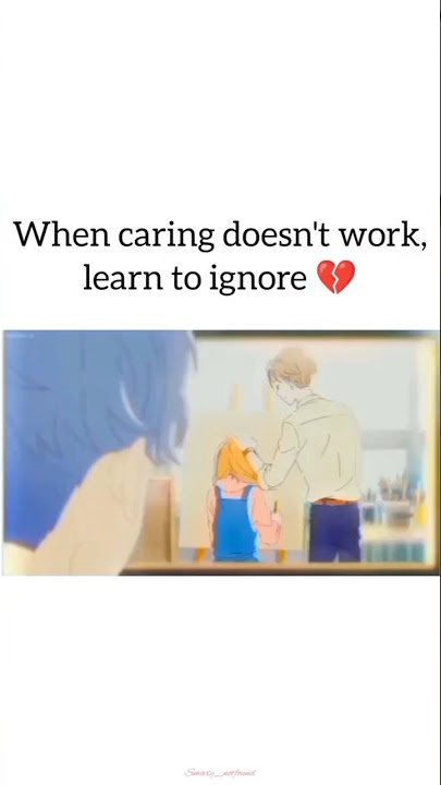 Boy ignore girl || broken heart #short