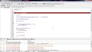 Mengopy Array A Ke B Terbalik