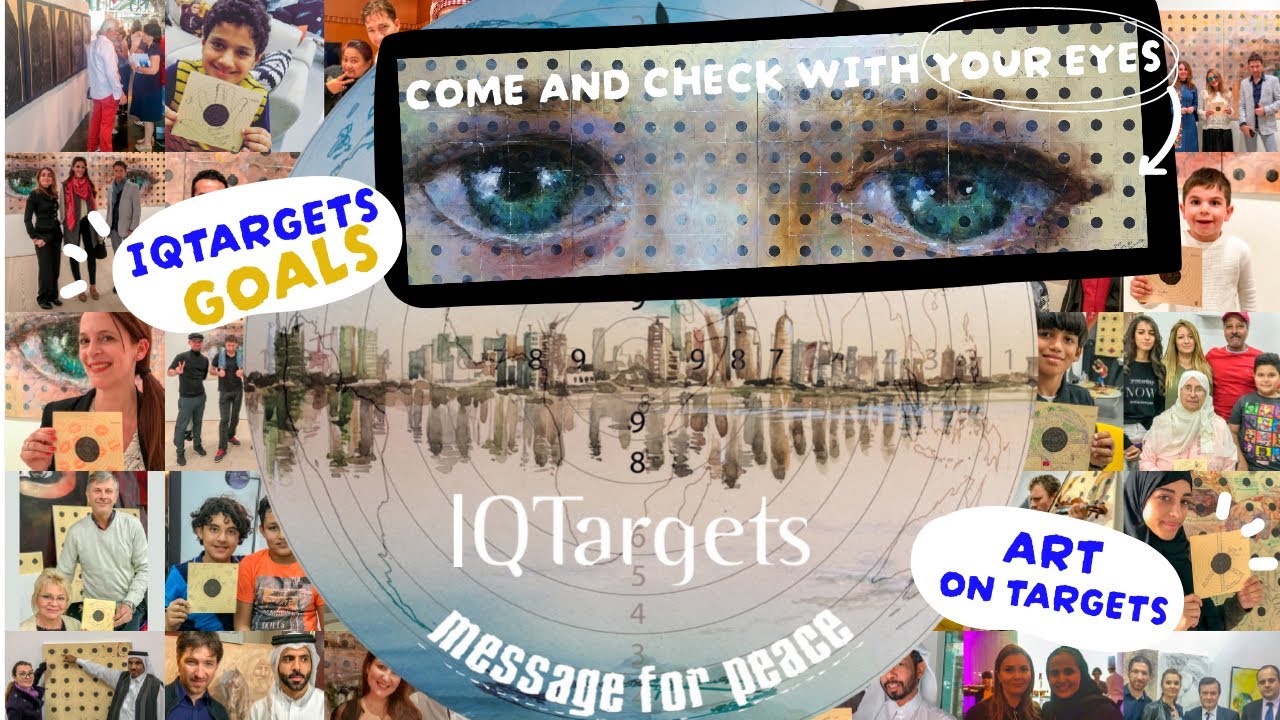 WHAT THE IDEA BEHIND OF ARTWORKS ON TARGETS PAPER ? WHAT IS THE MEANING OF PROJECT IQTargets Art?