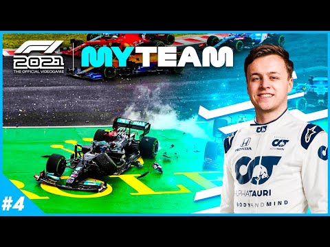 IK CRASH EN VEROORZAAK EEN SAFETY CAR - Formule 1 MyTeam #4