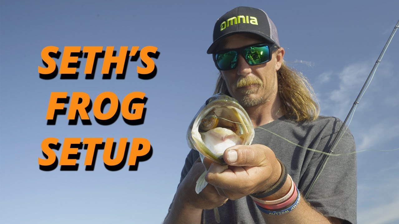 Open Water Frog Setup (Rod/Reel/Line) Seth Feider YouTube