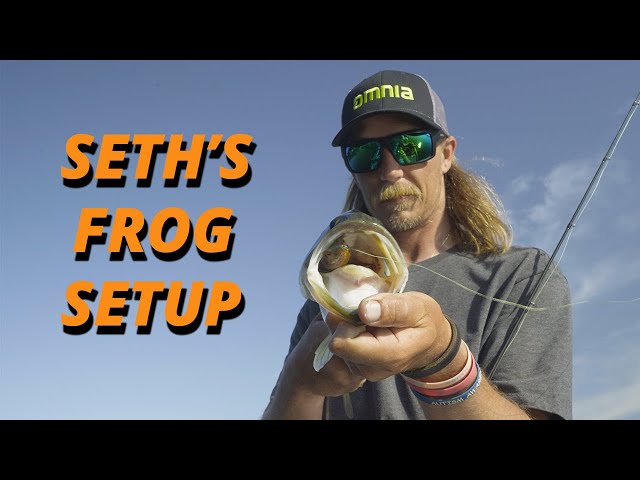 Open Water Frog Setup (Rod/Reel/Line) - Seth Feider 