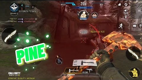 PINE MAP-gameplay!! IMPROVE GUN SKILLS AND REFLEXES!! CALL OF DUTY MOBILE!! ( 2-FINGER, NON GYRO)