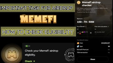 MemeFi Coin Airdrop eligibility checking || MemeFi airdrop status || Memefi Coin Airdrop problem