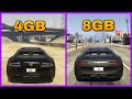 GTA 5 4GB RAM VS 8GB RAM (TEST)