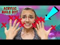 MY ACRYLIC NAILS DIY | FUN OR FAIL?!?! | Kayla Davis