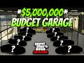 GTA 5 - $5,000,000 Budget Garage | Including Upgrades (GTA Online Garage Build)