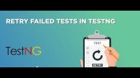 #7.How to Execute failed test cases in Selenium using IRetryAnalyzer