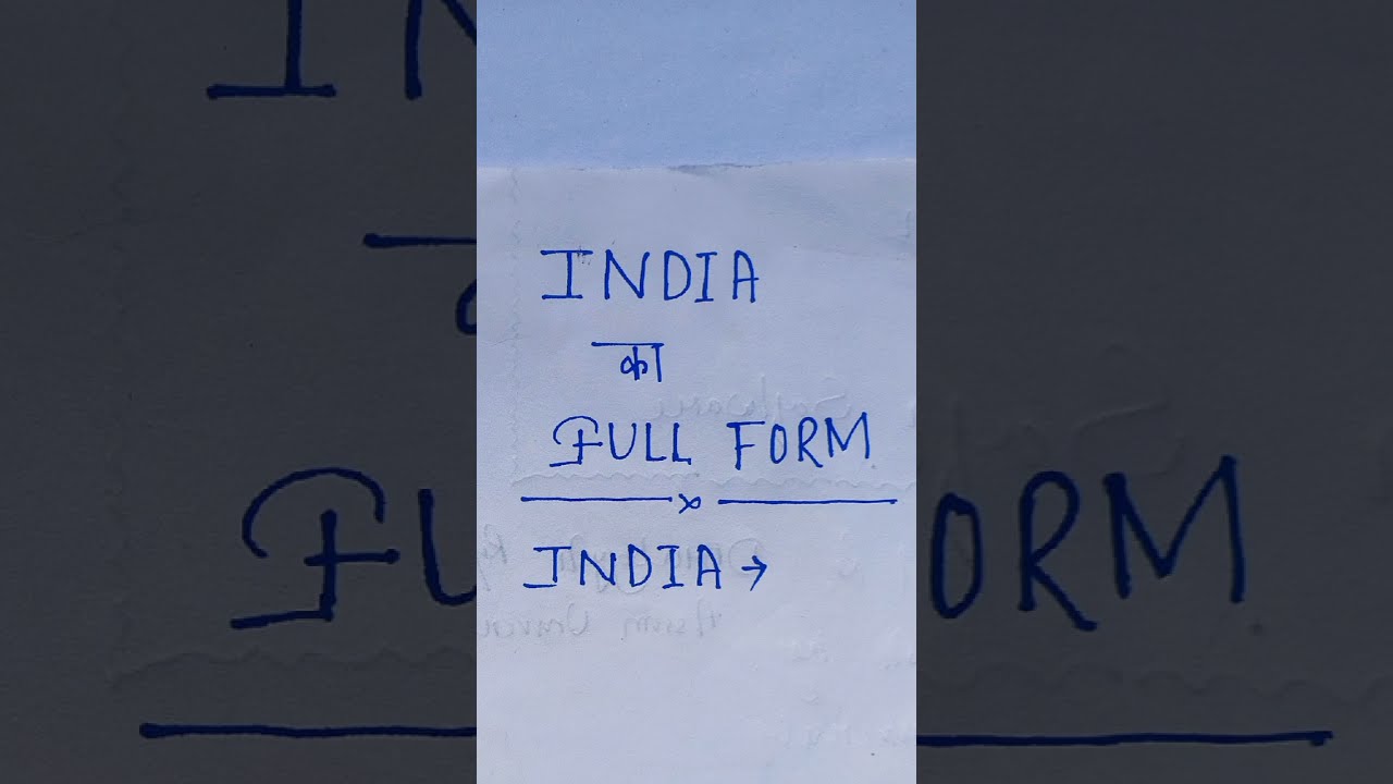 INDIA Ka Pura Nam What Is The Full Form Of INDIA india fullform INDIA Ka Pura Nam What Is The Full Form Of INDIA india fullform