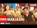 Lyrical marjaani song  billu  shahrukh khan  kareena kapoor  sukhwinder singh sunidhi chauhan