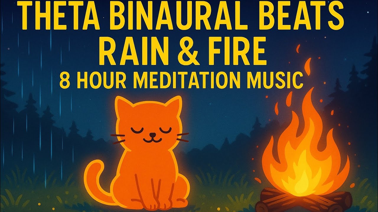 432Hz Theta Waves | 8 Hr Deep Healing Sleep Music with Binaural Beats ...