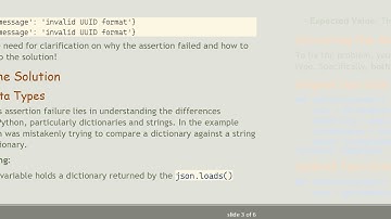 Resolving Assertion Errors in Python API Testing